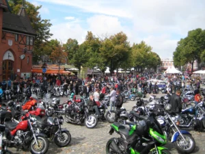 Harley Davidson beim Biker Treffen Fehmarn